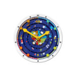 לוח פעילות עגול דגם שעון (Clock around)